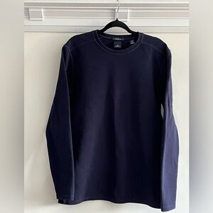 Scotch & Soda Men's Long Sleeve Crewneck Shirt - Navy